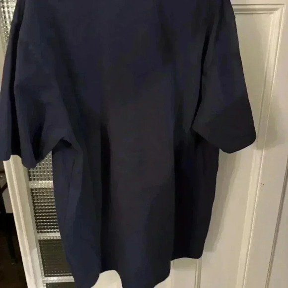 Carhartt original fit 3 button collar pocket tee navy size large tall - Picture 2 of 4
